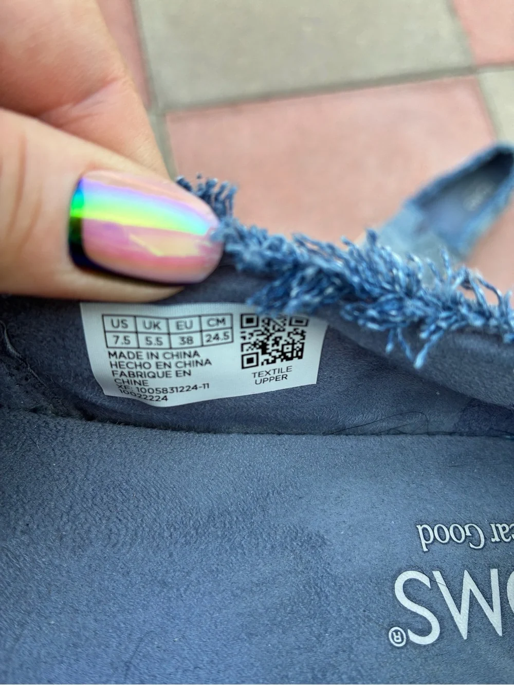 Toms slip espadrille